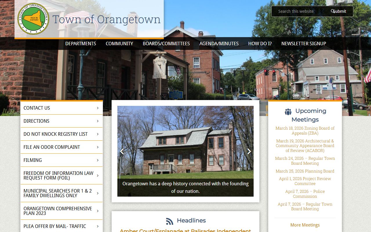 Orangetown divorce decree records Town of Orangetown website