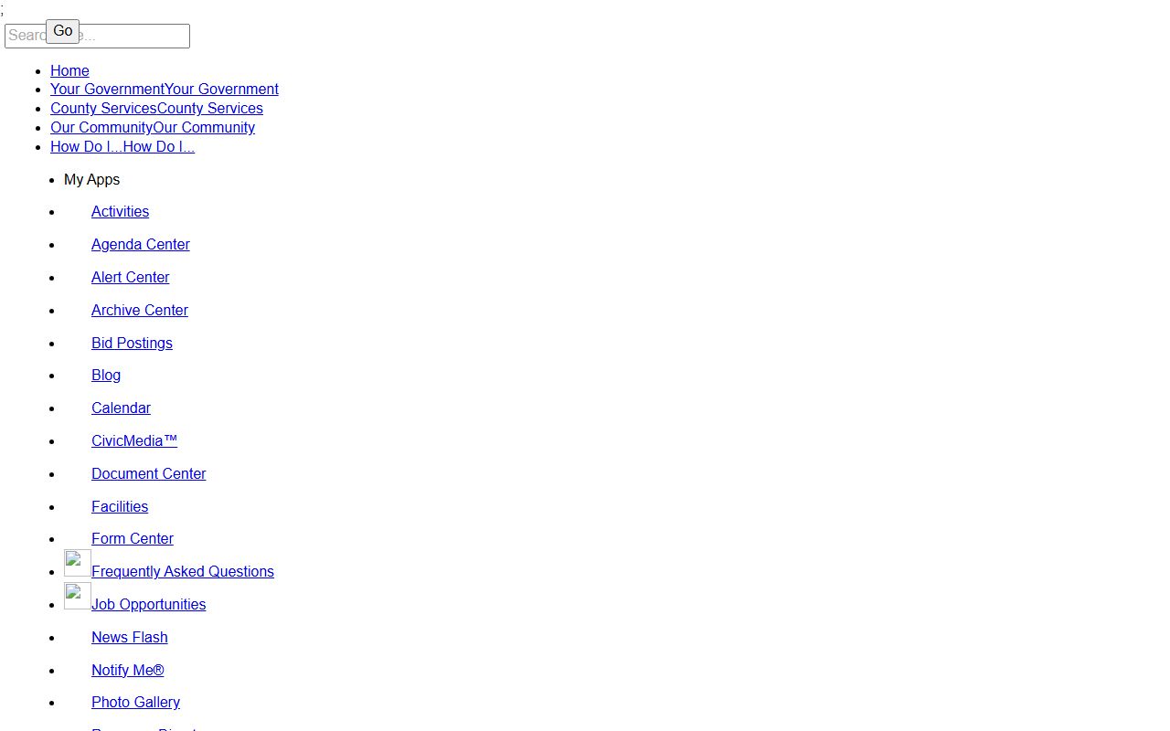 Washington County divorce decree records clerk department listing page