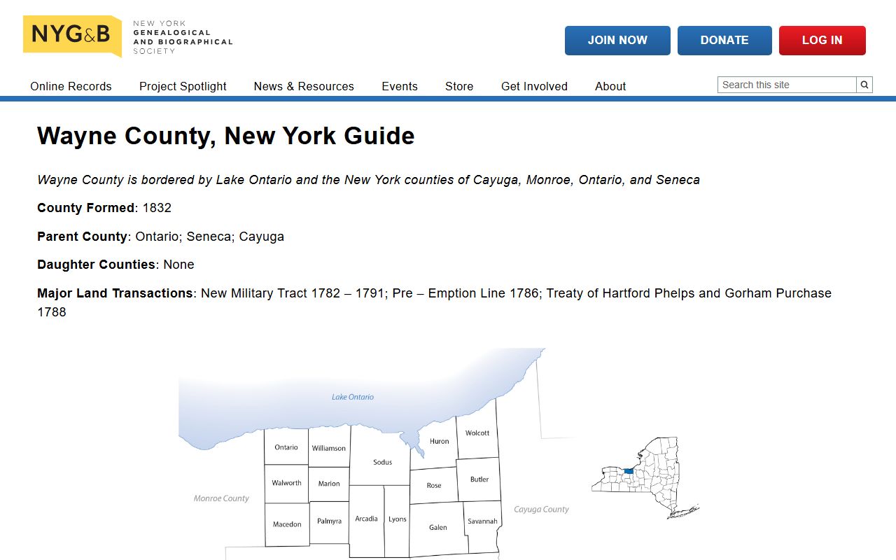 Wayne County divorce decree records guide and genealogy resources